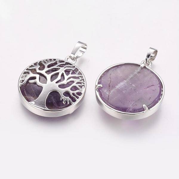 Natural Amethyst Pendants
