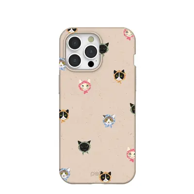 Seashell Cat Couture iPhone 15 Pro Max Case