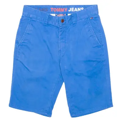 TOMMY JEANS Mens Jorts Shorts Blue Slim S W28