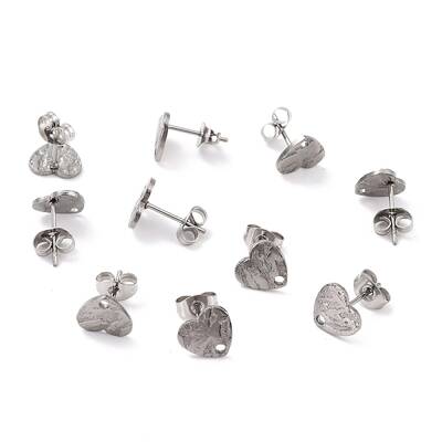 Non-Tarnish 304 Stainless Steel Stud Earring Findings