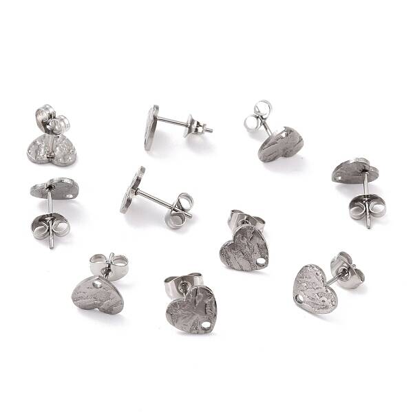 Non-Tarnish 304 Stainless Steel Stud Earring Findings