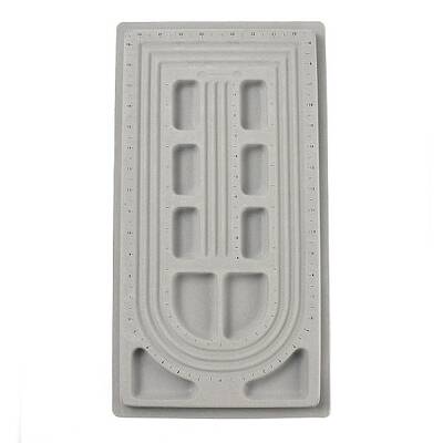 Plastic Necklace Design Board with Flocking