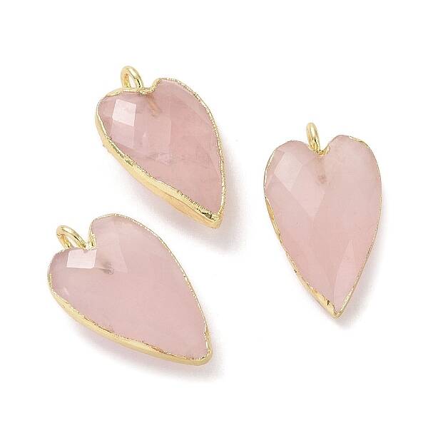 Natural Rose Quartz Pendants