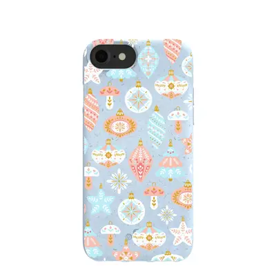 Powder Blue Bauble Blues iPhone 6/6s/7/8/SE Case