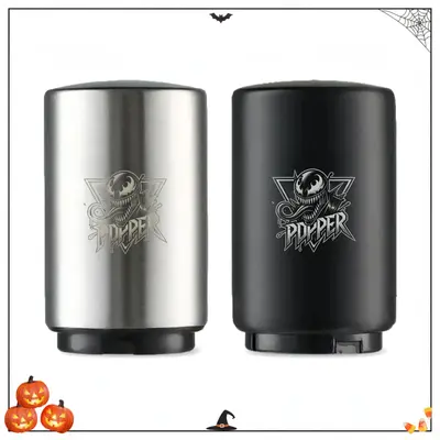 POPPER Magnetic Beer Bottle Opener – Premium Automatic Stainless Steel Party Opener with Magnetic Base for Easy Beer Openin...