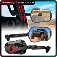 Upgraded Extendable Jeep Mirrors Doors Off Compatible with 2024 2025 Wrangler JL & 2024 Gladiator JT, Wrangler JL Side Mirror...