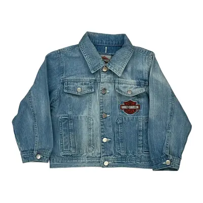 Age 5 Harley Davidson Denim Jacket - 2XS Light Wash Cotton