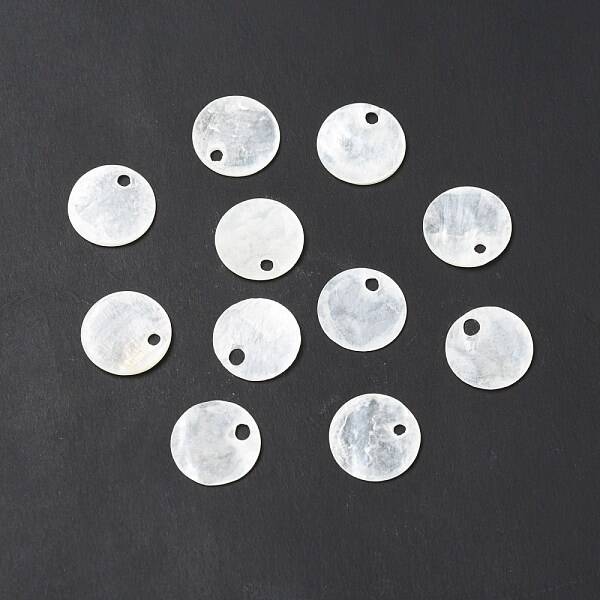 Natural Capiz Shell Charms