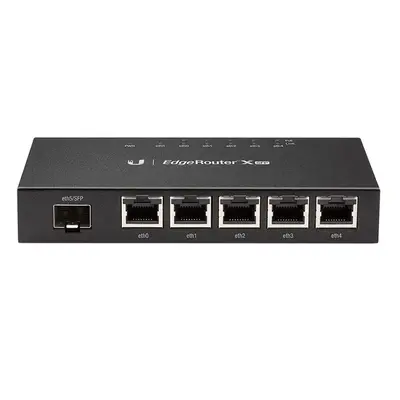ER-X-SFP Ubiquiti EdgeRouter X SFP 5 x Port PoE 1000Base-T + 1 x Port SFP Gigabit Ethernet