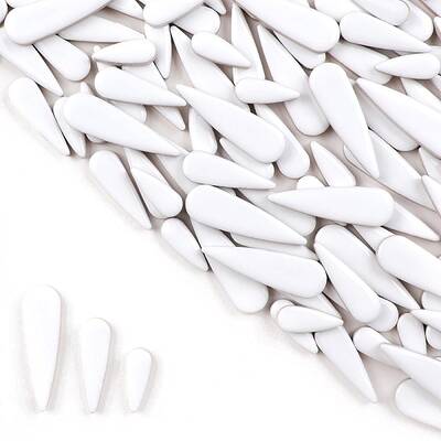 3 Styles Teardrop Shape Porcelain Mosaic Tiles