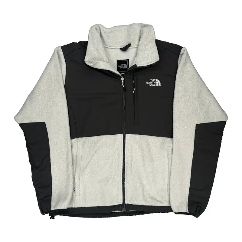 The North Face Fleece Jacket - Large White Polyester