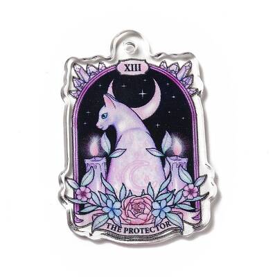 Halloween Printed Acrylic Pendants