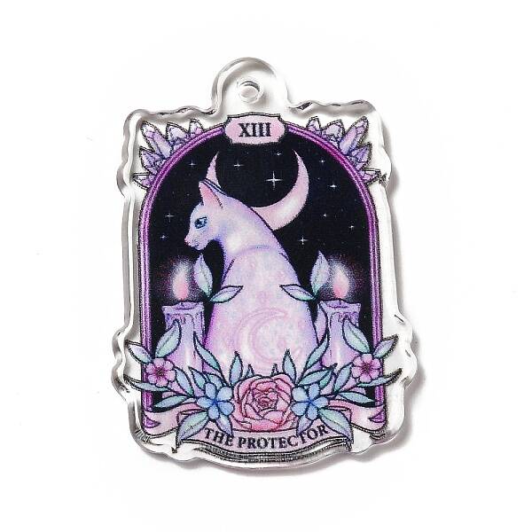 Halloween Printed Acrylic Pendants
