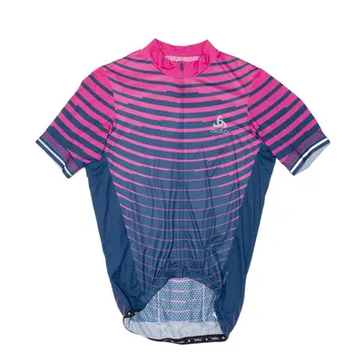 OLDO Cycling Full Zip Mens Jersey Blue L
