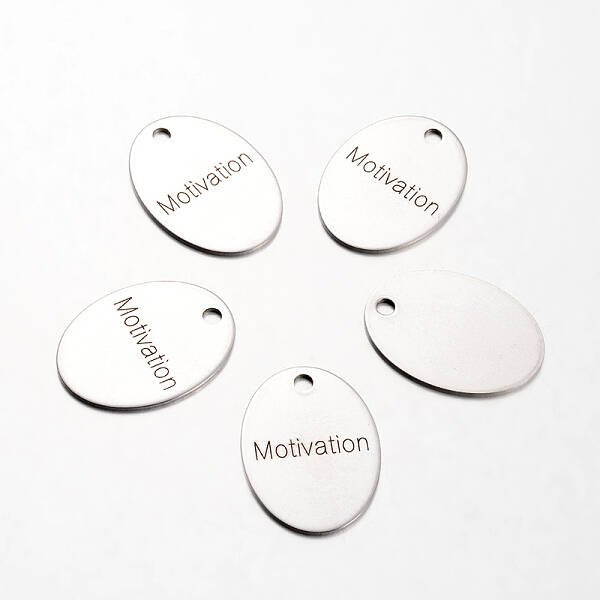 Non-Tarnish Spray Painted Stainless Steel Pendants