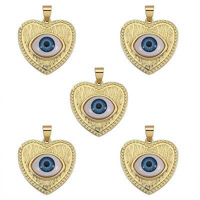 5Pcs Brass Pendants