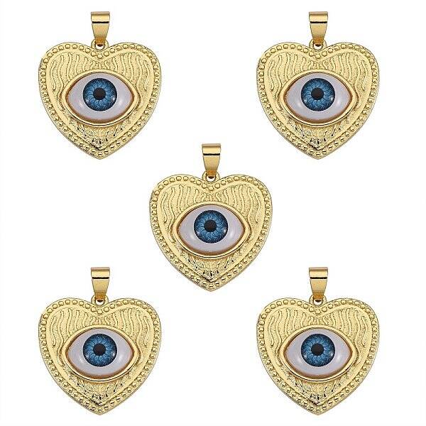 5Pcs Brass Pendants