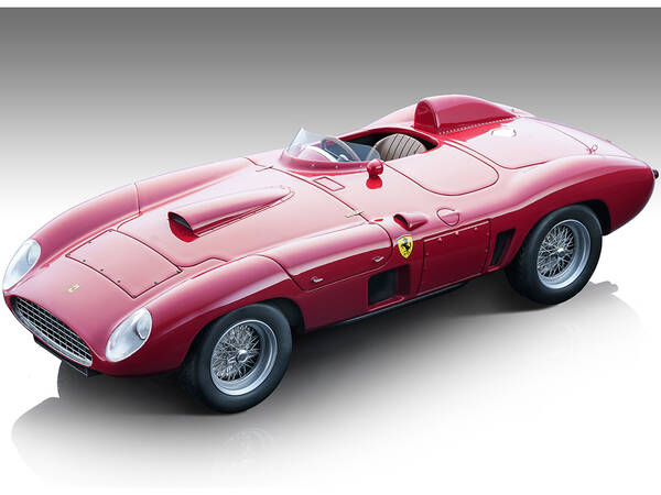 Ferrari 410S Rosso Corsa Red Press Version (1956) Limited Edition to 80 pieces Worldwide Mythos Series 1/18 Model Car by Tecn...