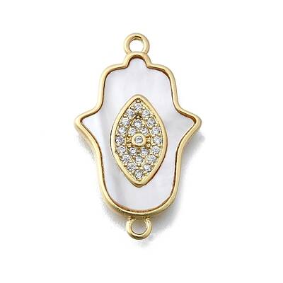 Hamsa Hand Connector Charms