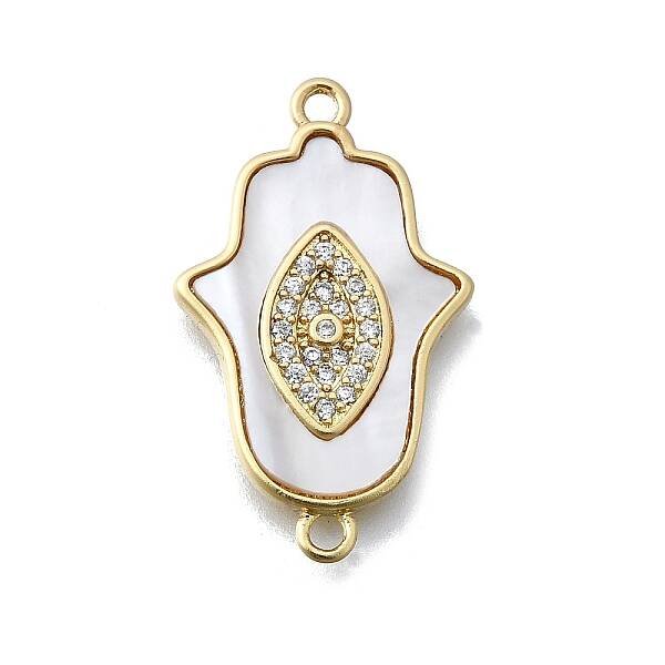 Hamsa Hand Connector Charms