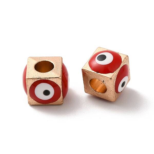 Alloy Enamel European Beads