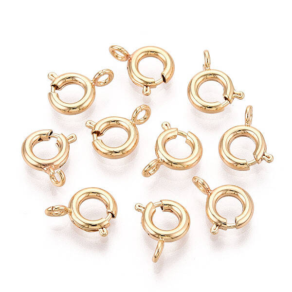 Brass Spring Ring Clasps
