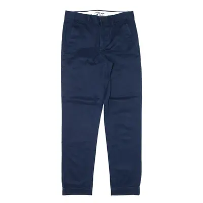 LACOSTE Chino Trousers Blue Slim Tapered Boys W26 L27