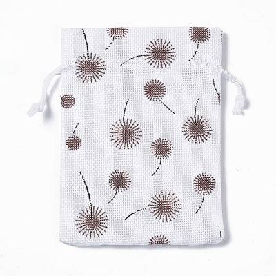Burlap Packing Pouches Drawstring Bags