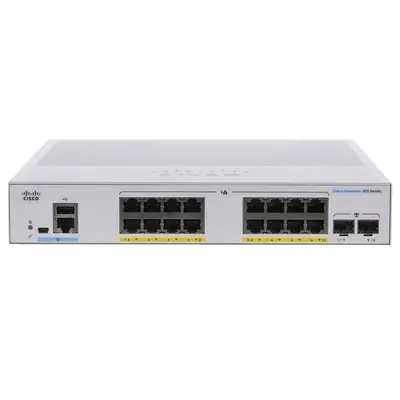 CBS350-16FP-2G-JP= Cisco CBS350-16FP-2G 16x PoE+ 2x SFP Port Switch