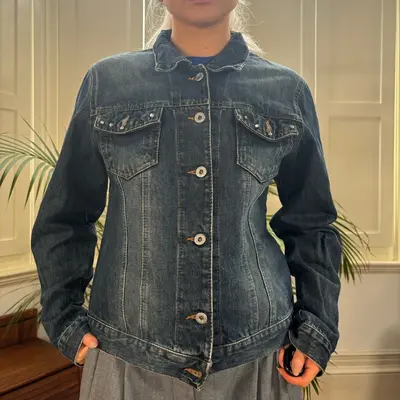 X-Cape Denim Jacket - Large Blue Cotton