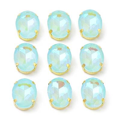 Mocha(MK) Oval Sew on Rhinestone