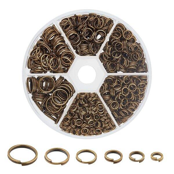 1 Box Iron Split Rings