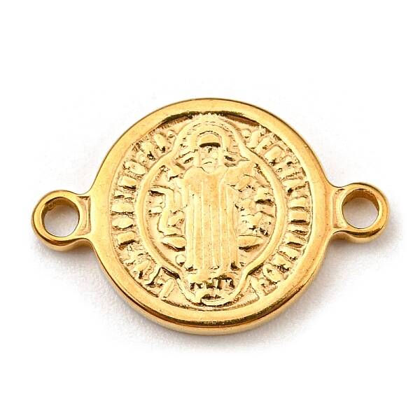 Religion 304 Stainless Steel Connector Charms