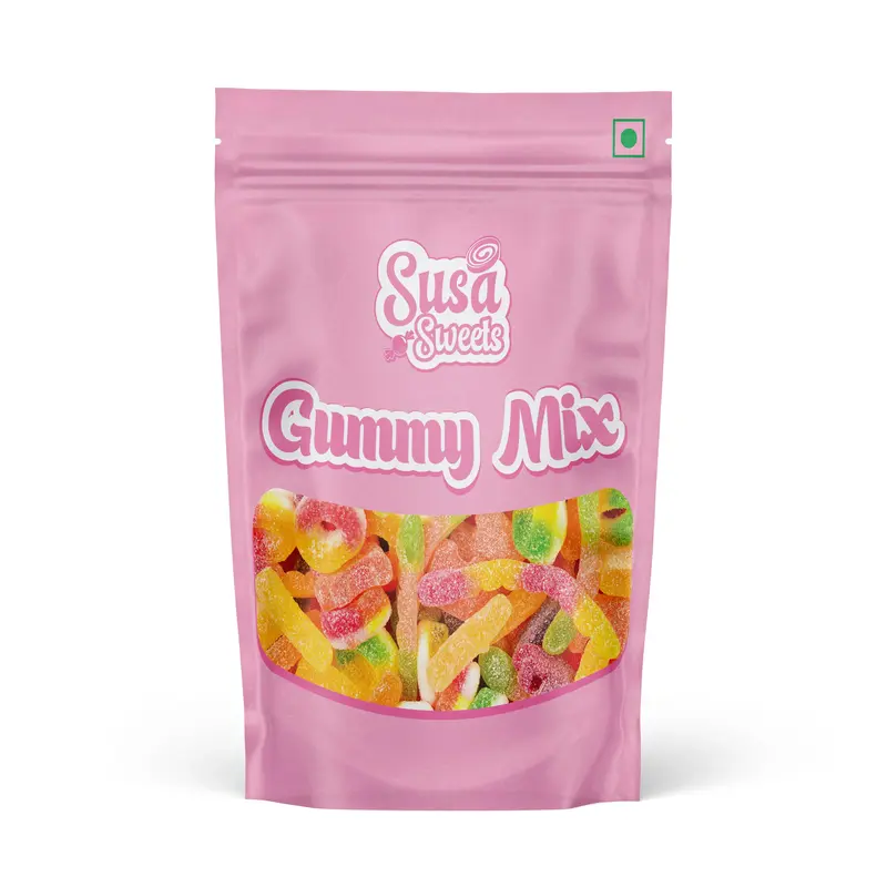 Susa Candy Gummy Mix - Bears, Gummy Belts, Rings and More - Snack, Sweet