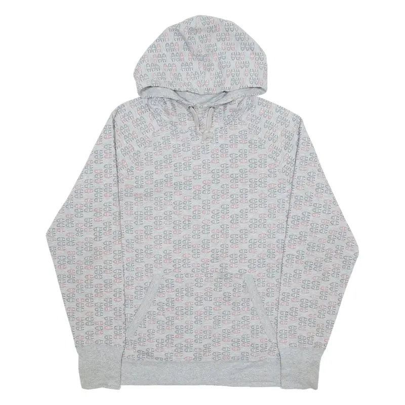 CHAMPION Mens Grey Hoodie L