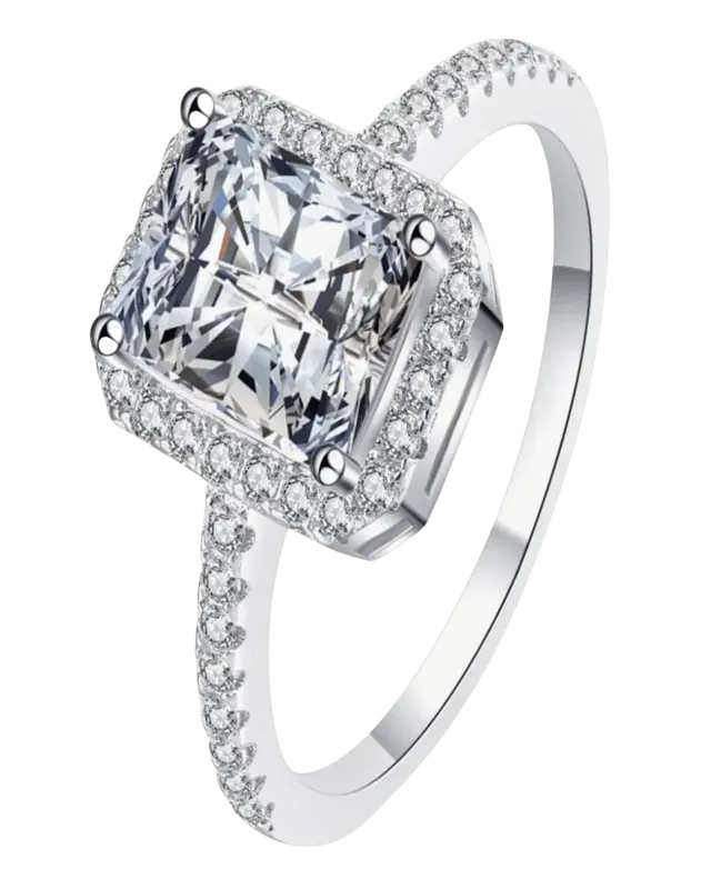 1 Carat Diamond Radiant Ring
