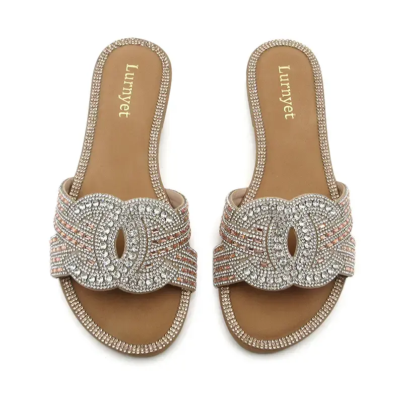 Women's Fashionable Plain Color Slide Sandals: Casual and Comfortable for Beach Vacations, Work, and Daily WearStep into Summ...