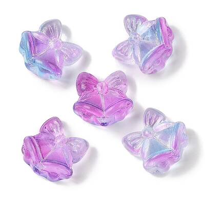 Transparent Spray Paint Glass Beads