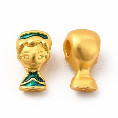 Rack Plating Alloy Enamel Beads