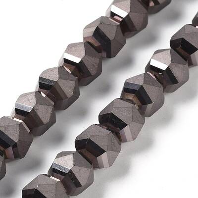 Electroplate Glass Beads Strands