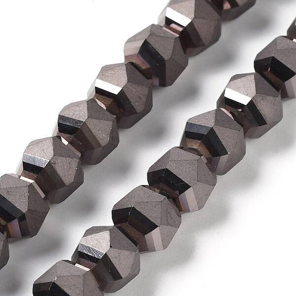 Electroplate Glass Beads Strands