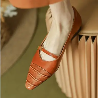 CHIKO Brooklynn Pointy Toe Block Heels Pumps Shoes