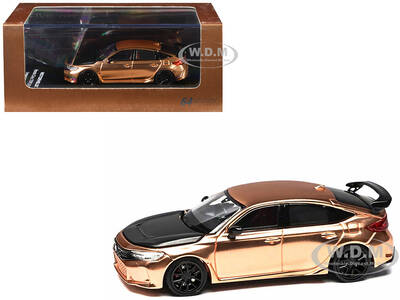 Honda Civic Type R (FL5) RHD (Right Hand Drive) Electroplating Copper Metallic with Carbon Hood Hong Kong Toycar Salon 2025...