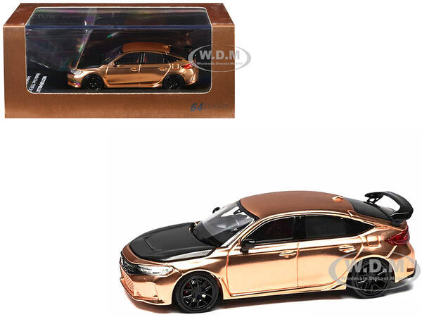 Honda Civic Type R (FL5) RHD (Right Hand Drive) Electroplating Copper Metallic with Carbon Hood Hong Kong Toycar Salon 2025...