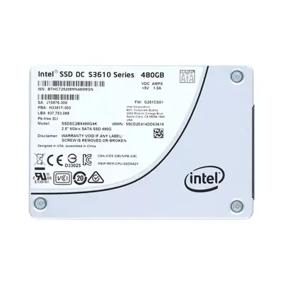SSDSC2BX480G4K Intel S3610 480GB Multi-Level Cell SATA 6Gb/s 2.5-Inch Solid State Drive