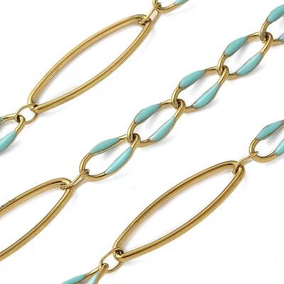 304 Stainless Steel Enamel Link Chains