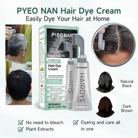 PYEONAN  Unisex Hair Dye Professional Comb  Natural Plant Extract  Without Bleaching, Instant 2 in 1 +Grey Hair Coverage and ...