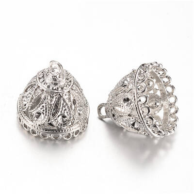 Alloy Pendant Bail Rhinestone Settings