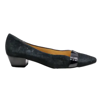 GABOR Ballet Shoes Black Synthetic Womens UK 4