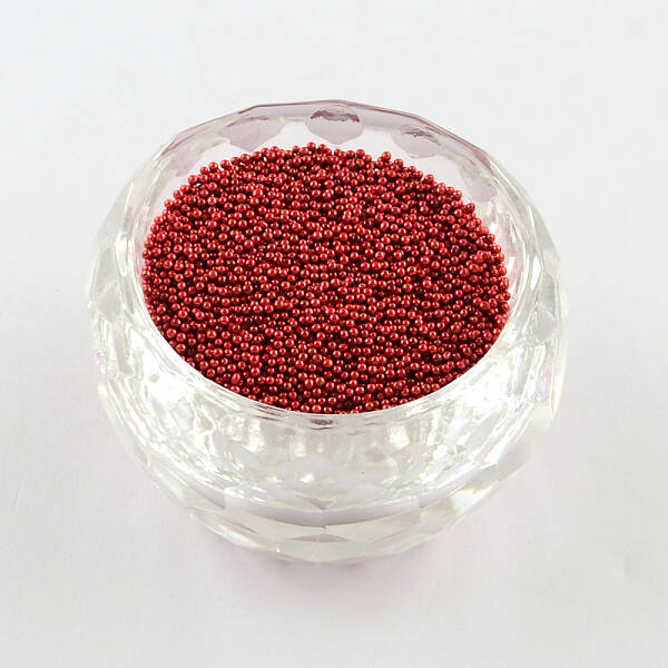 Color Plated DIY 3D Nail Art Decoration Mini Glass Beads